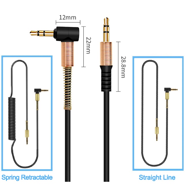 Audio Splitter 3M WH-01 Jack 3.5mm Aux Kabel for Car Home Stereo Headphones Speakers