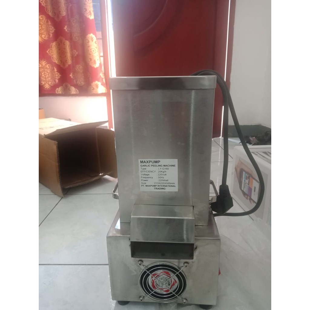 MAXPUMP MESIN TP-160 Mesin Pengupas Kulit Bawang Putih 180watt Mengupas Bawang 220volt Mesin Makanan Termurah