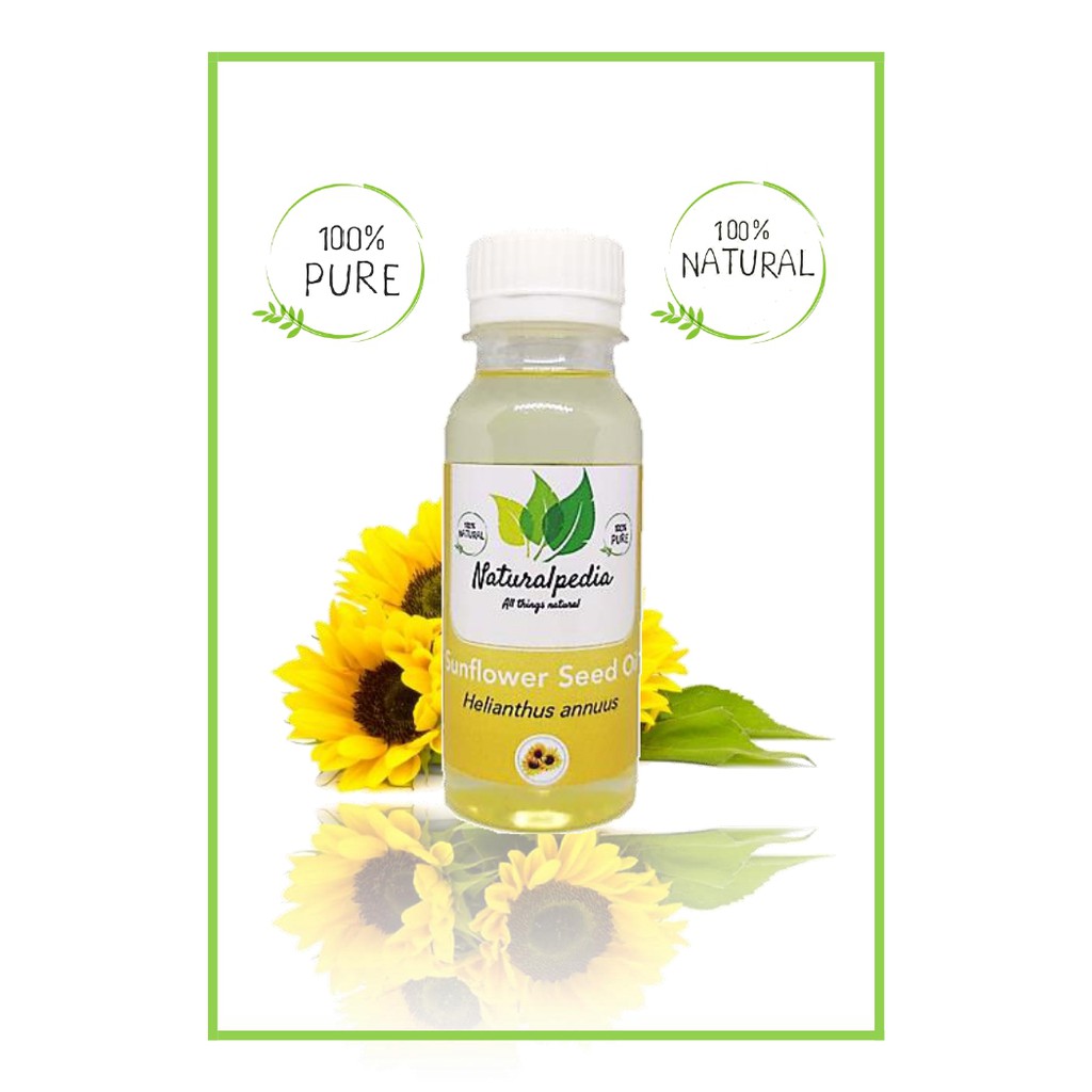 Pure Sunflower Sun Flower Seed Oil / Minyak Biji Bunga Matahari 12ml  Carrier Oil