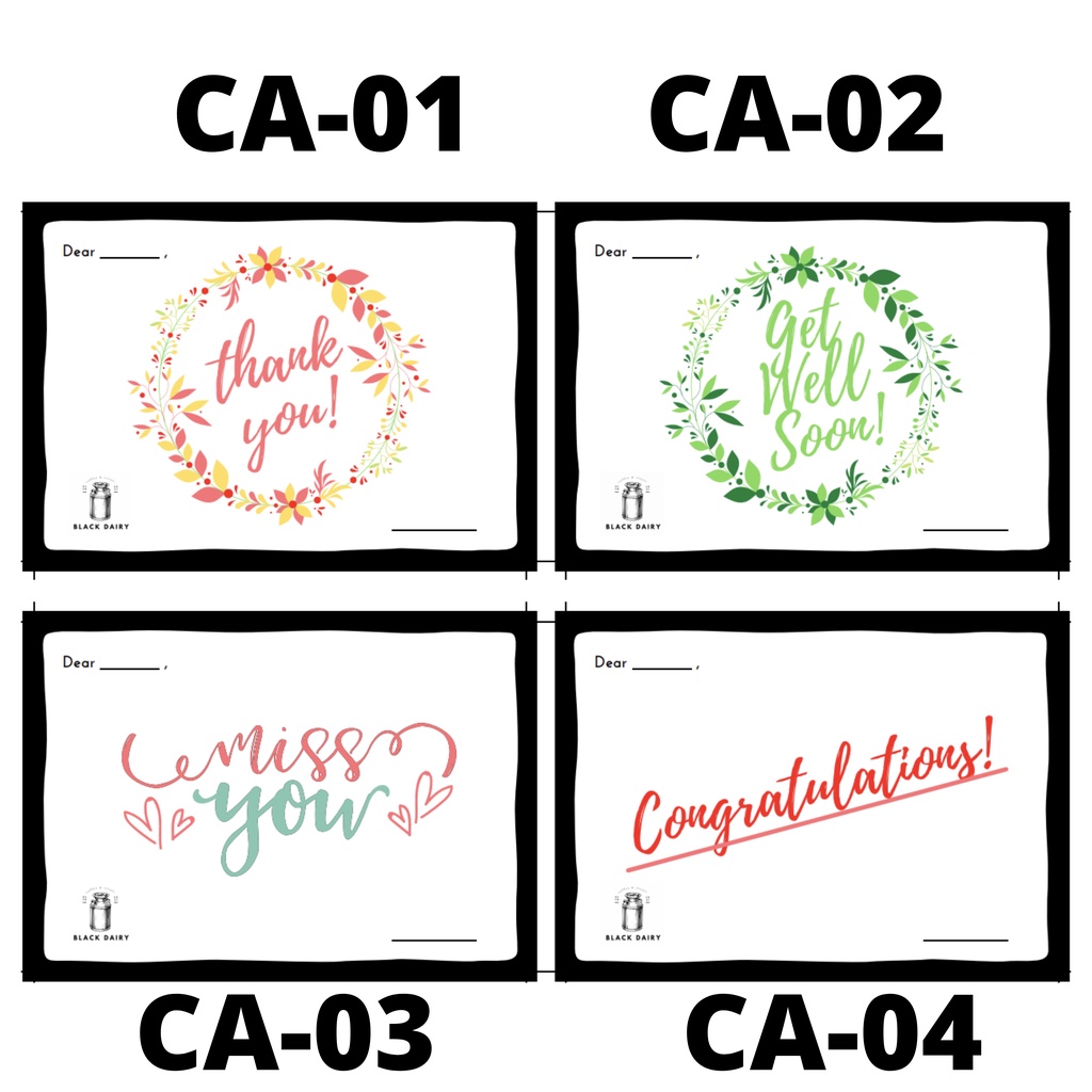 

Ekstra Kartu Greetings + Customisable Message