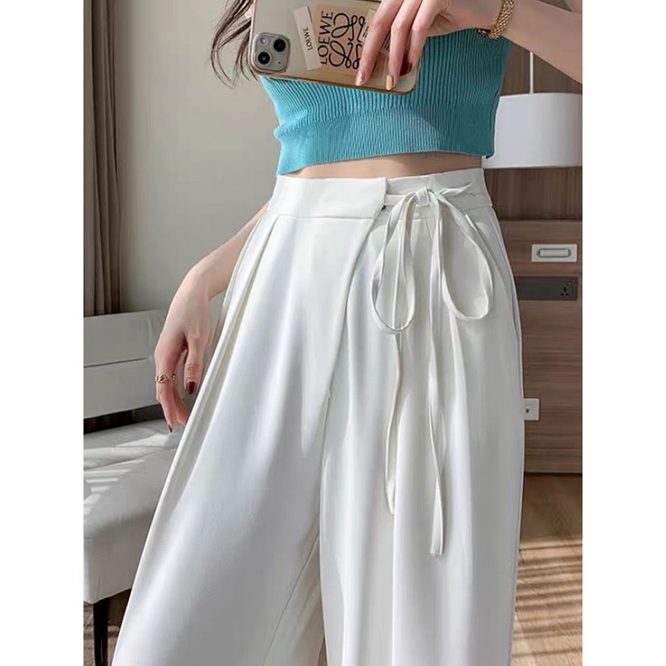 Pants Tali / Celana kulot Highwaist Polyester Premium Loose Pants / Cullote Pants Wanita Korea