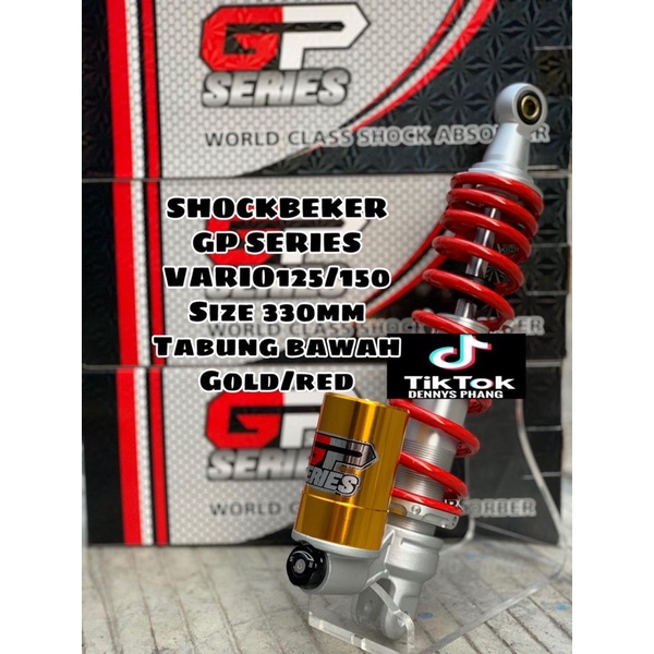 Shock/shockbreaker vario mio beat scoopy uk 330 tbg bawah gp series free stiker ohlin