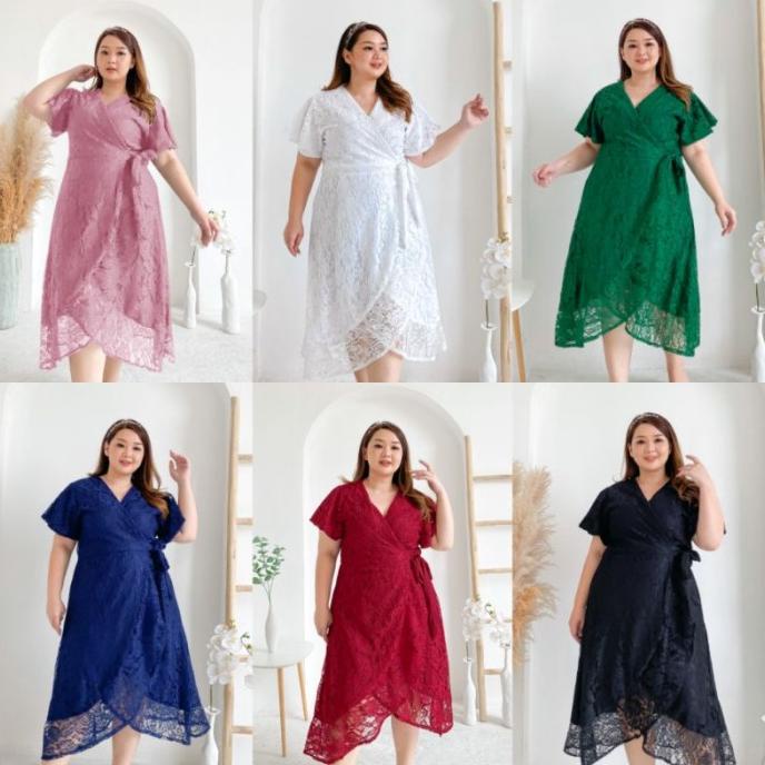 Callista Dress Bigsize Brokat Update Dress Jumbo Wanita Dress Pesta Ju Nadrilanmarket