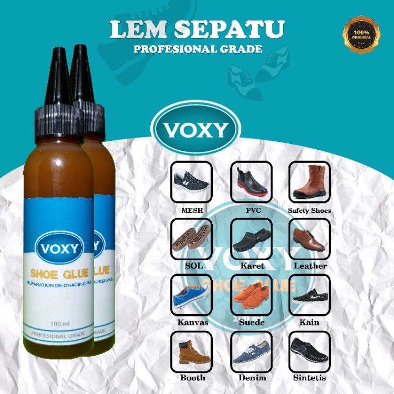 Lem Sepatu Super Rekat Original Lem Voxy (100ml)