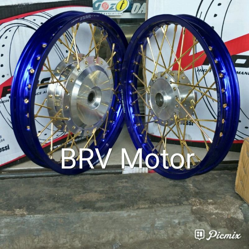 Sepaket Velg Set Mio - Vario - Beat - Scoopy- Spin - Skywave - / Velg Set Matic Ring 14