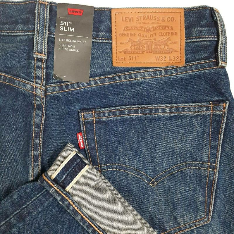 Levis 511 Selvedge Slim