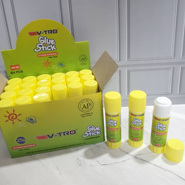 Lem stik VTRO besar 25gram (1pak=24pcs)/lem stick/glue stik
