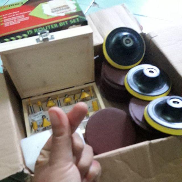 Tatakan Amplas Velcro 4 Inci Inch - Gerinda Grinder