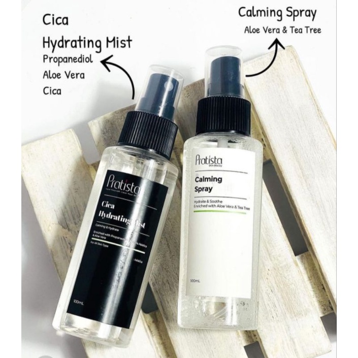 PRATISTA CALMING SPRAY DAN HYDRATING MIST TONER HYALU