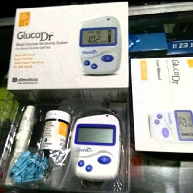 Alat Gluco Dr Biosensor-Test Gula Darah + 25 strip