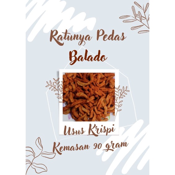 

keripikusus/ususkrispi/ususkrispibalado#cemilan#snackkiloan#snackpedas