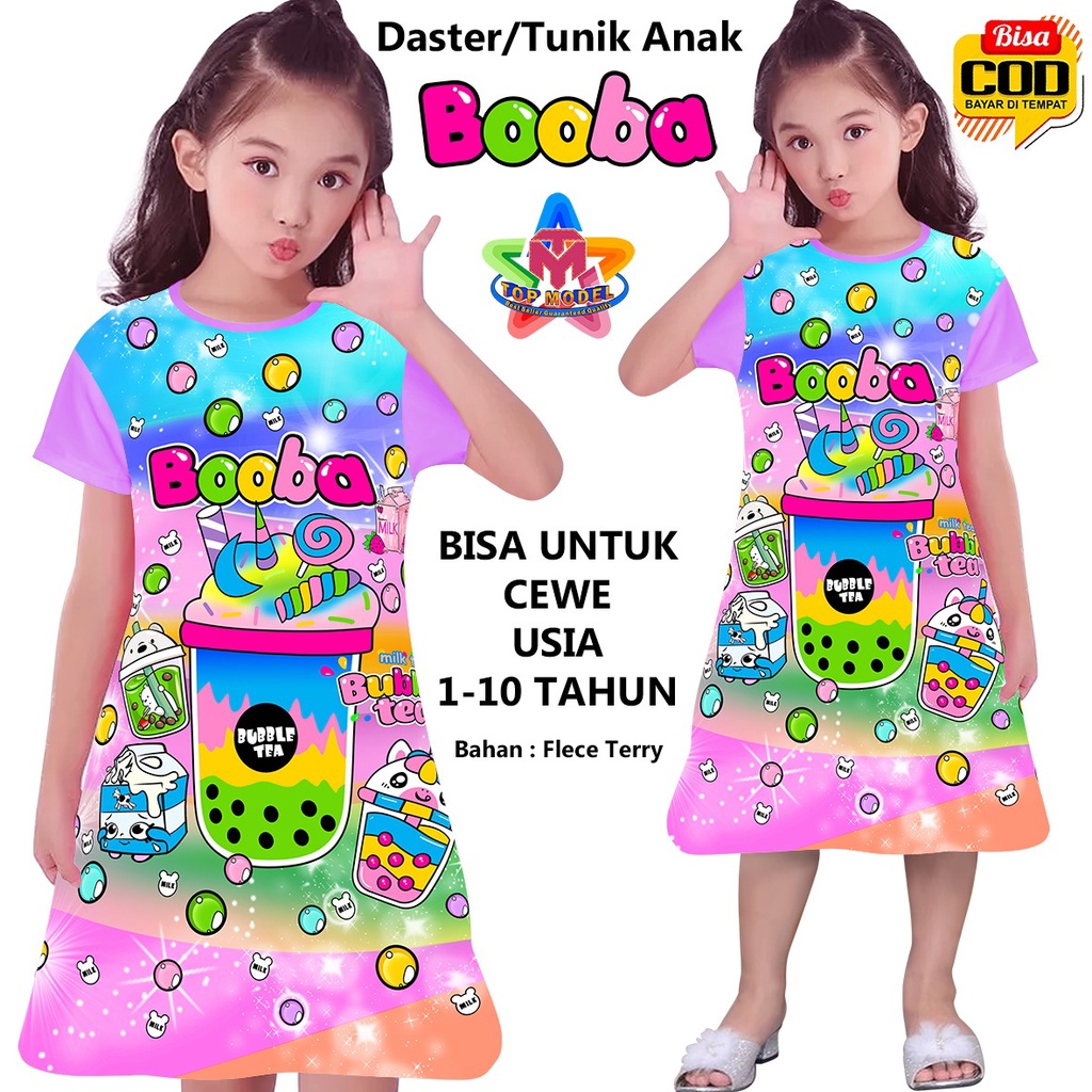 Tunik anak, TOP MODEL 00090 Dress Anak Terbaru Kekinian Anak Usia 1 - 10 Tahun Baju Atasan Anak, Gaun Anak Perempuan