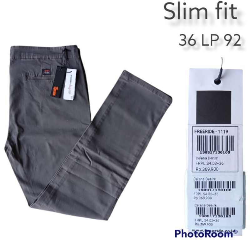 CELANA PANJANG CHINOS PRIA FREERIDE BRANDED MATAHARI MURAH CHNSFRRD76625