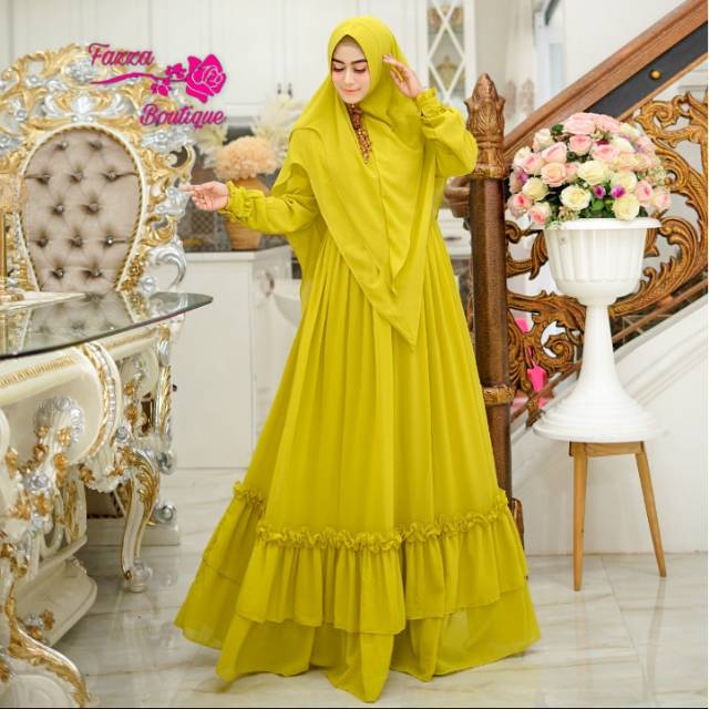 Fathimah syar'i set ORI fazza boutique