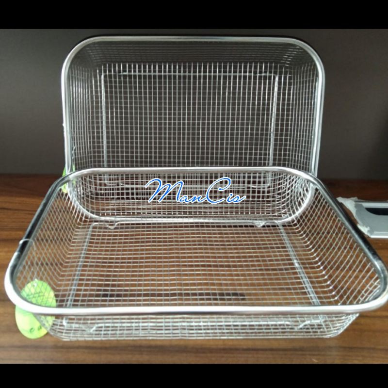 Saringan persegi ukuran kecil / saringan tirisan gorengan / wadah makanan