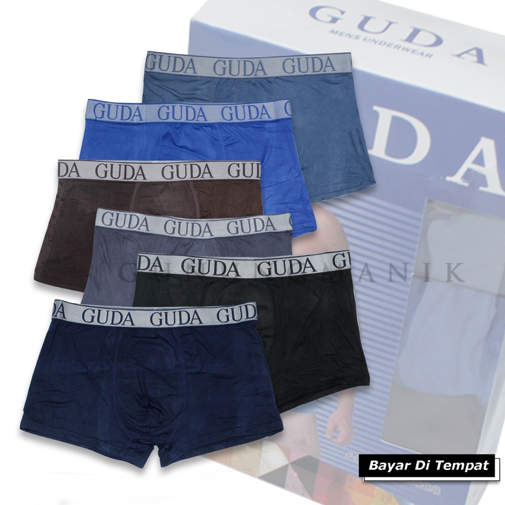 CELANA DALAM PRIA BOXER PRIA GUDA BAHAN LEMBUT SIZE DEWASA TRMURAH