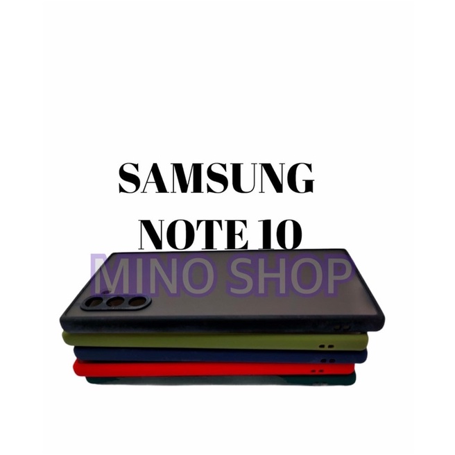 SOFTCASE SAMSUNG NOTE 10 - HARDCASE DOVE MYCHOICE PLUS PELINDUNG KAMERA - AERO CASE