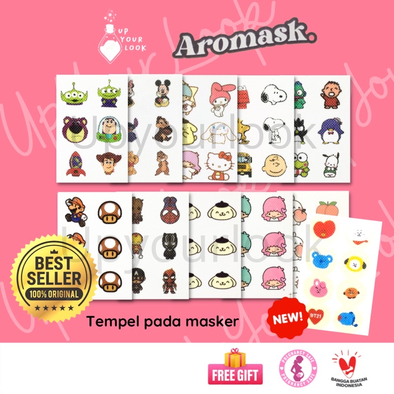 ✨Up Your Look✨ Aromask stiker masker aroma patch freshcare eucalyptus patch