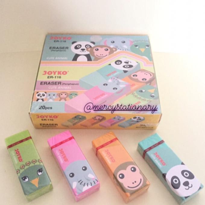 

Ready Stock] Penghapus Eraser Joyko Er-116 Cute Animal (1 Pak = 20 Pcs)