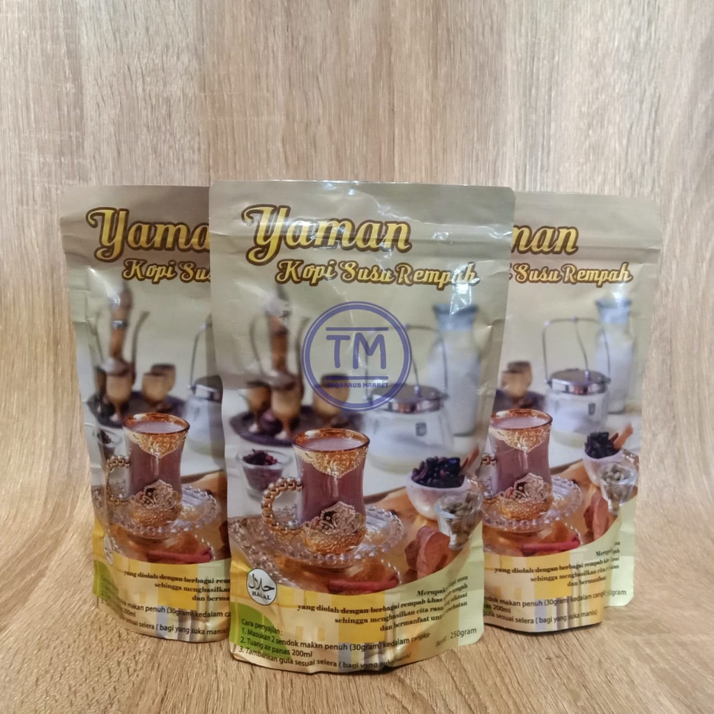 

Kopi Susu Rempah YAMAN 250gr Kopi Susu Rempah YAMAN 100gr Original