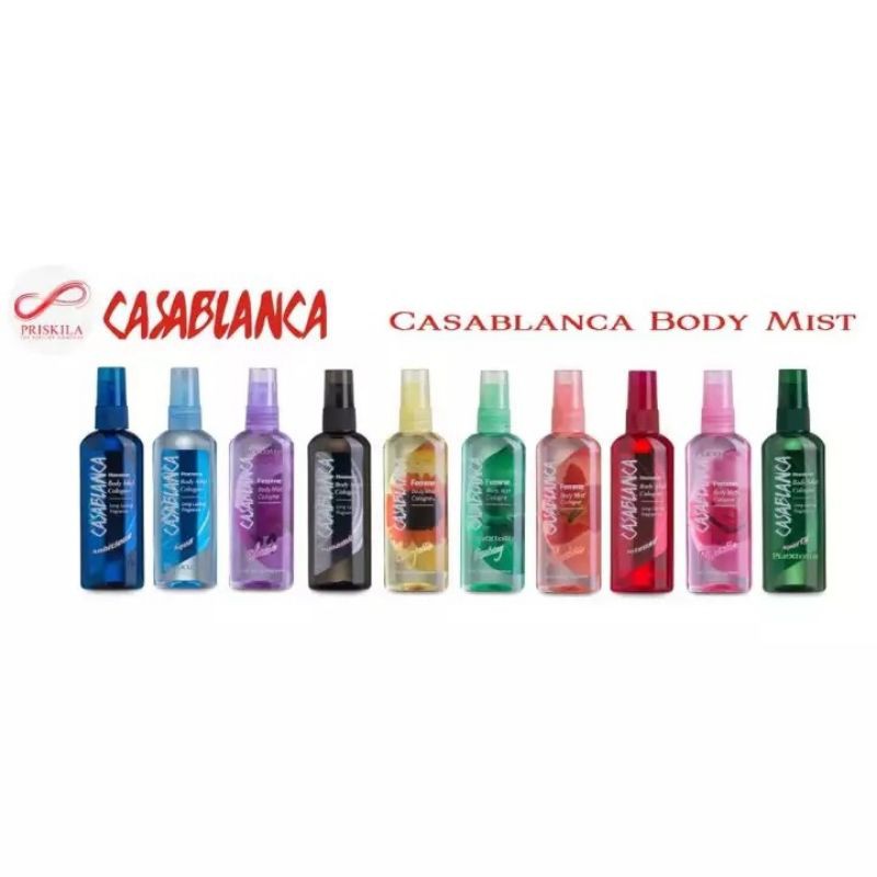 CASABLANKA Body Mist Cologne 100 ML