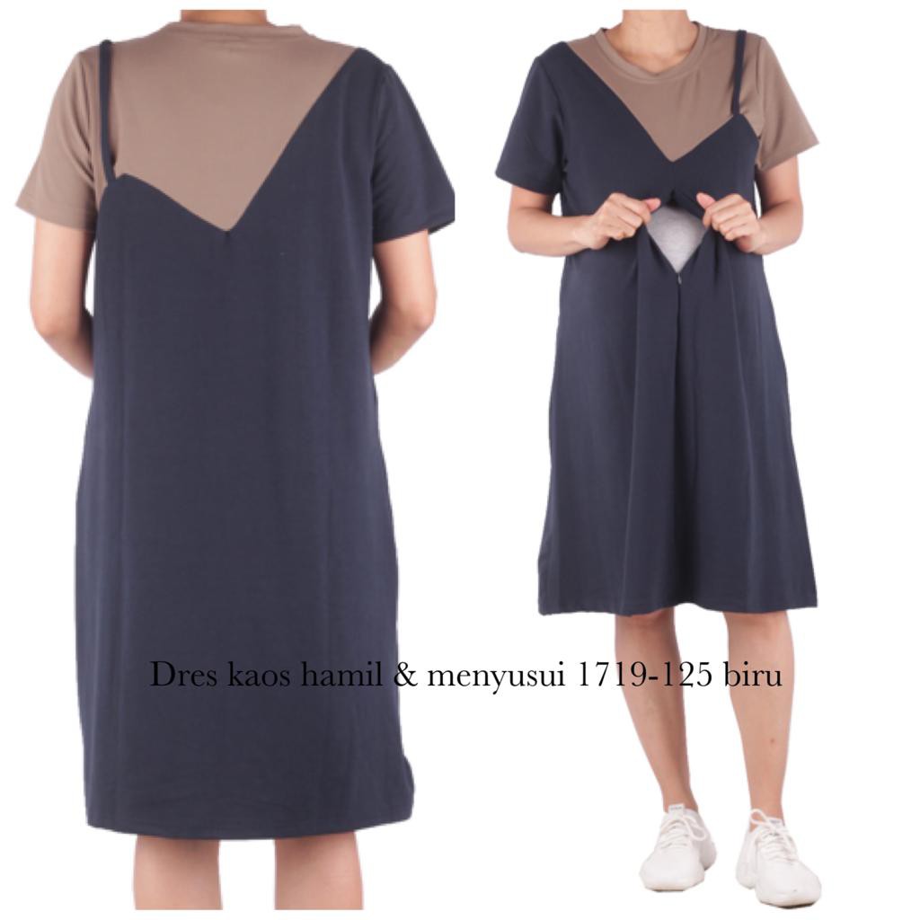 Baju hamil Dress hamil menyusui 1719 kaos