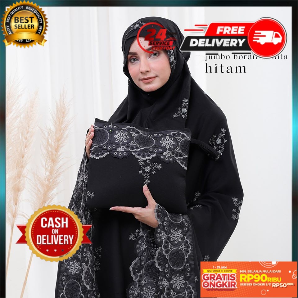 MUKENA DEWASA BORDIR DONITA