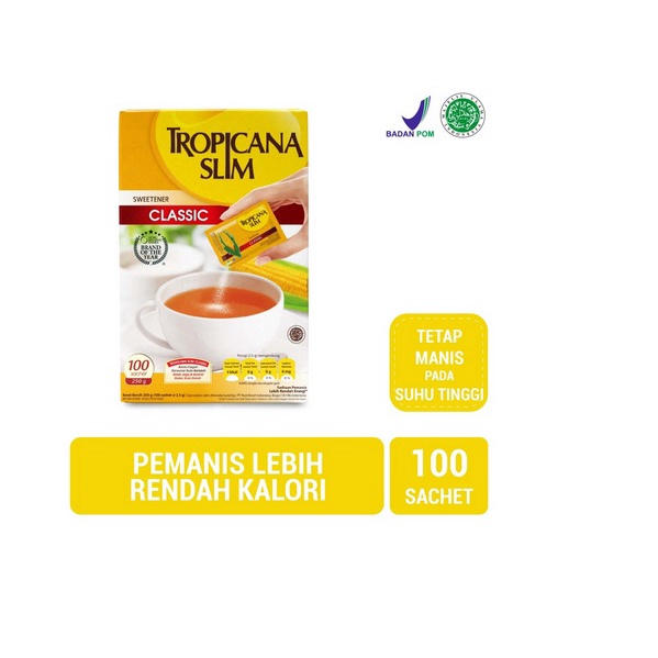 

TROPICANA SLIM SWEETENER SACHET 100'S