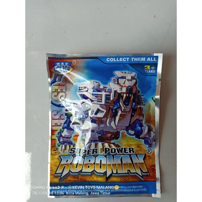 MC 196 robot zoid mainan anak edukasi roboman super bagus bahan karet kevin toys