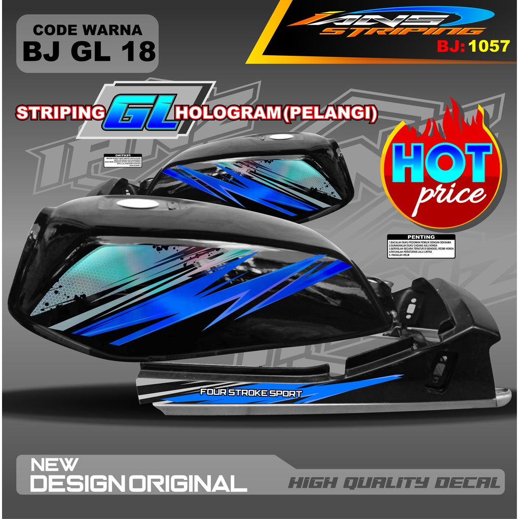 COSTUM STRIPING TERBARU GL MAX / STRIPING GL PRO NEW DESAIN / STIKER MOTOR GL TERMURAH