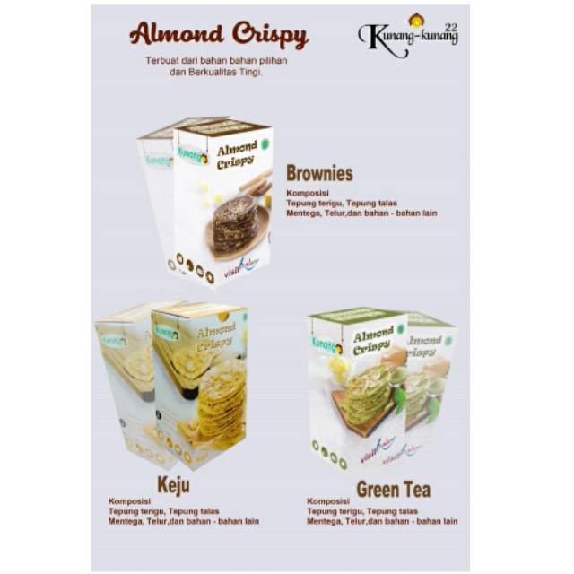 

Almond crispy