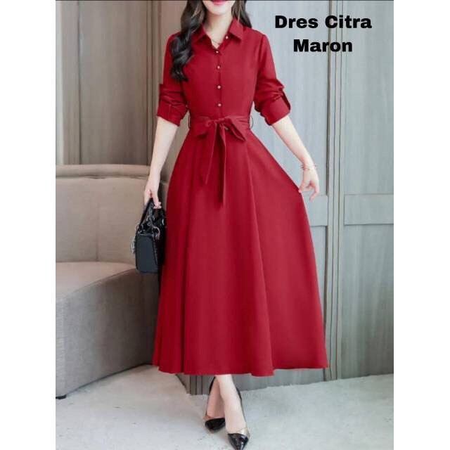 COD / GAMIS 2021 / Dress Maxi Citra Balloteli Best Seller ©