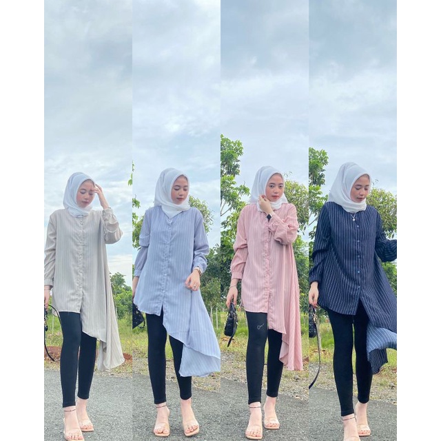 Tunik Busui Friendly Bahan Sofie Peach Premium Best Seller