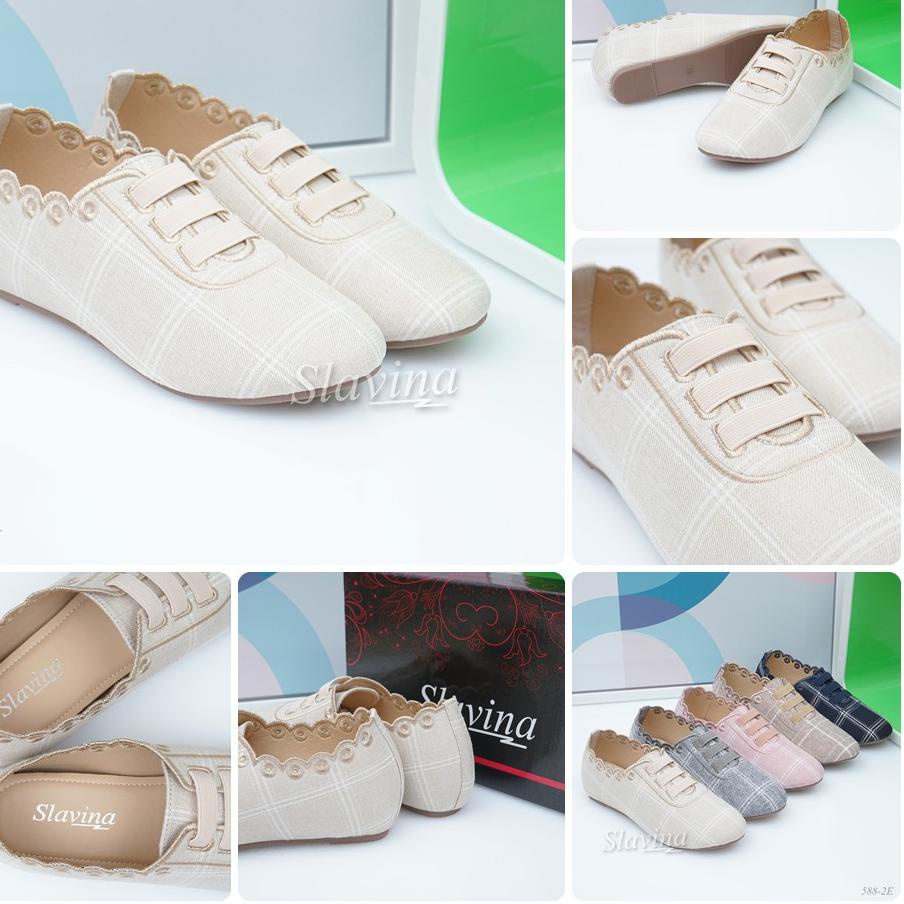 ☆ Sepatu Wedges Slavina Allysia 588-2E ←