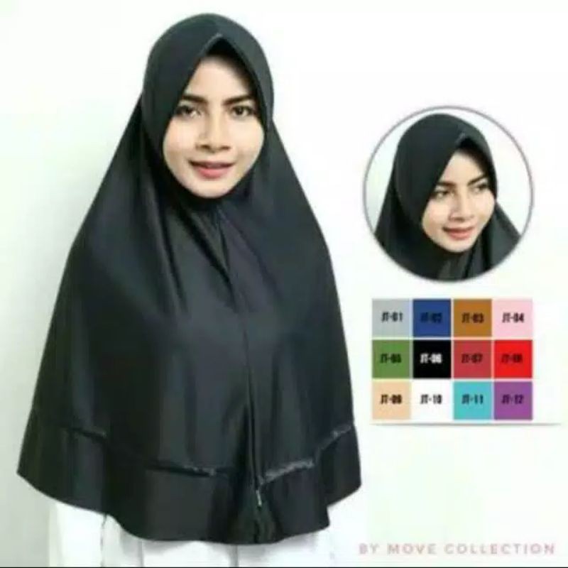Jilbab/Bergo List Pita Ukuran Standar