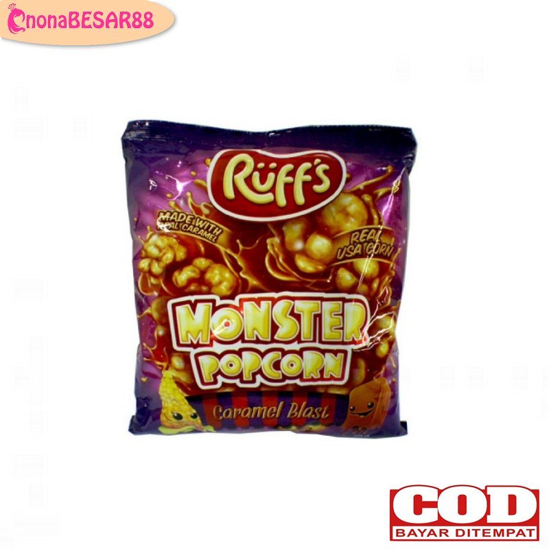 Master Popcorn Caramel 70gr Ruffs / Cemilan Pop Corn