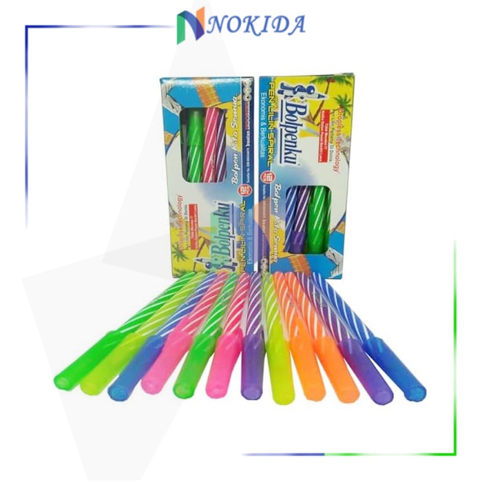 

Nokida Pulpen Lilin Bolpenku [1 Pack] / Pulpen Tinta Hitam / Pulpen Murah 12 Pcs / Pulpen Klasik / Bolpen 1 Pack Unik / Pena 1 Lusin / Ballpoint / Bulpen 1 Pak / Balpen Bolpen Ku Spiral 1 Box / Ball Pen 1 Pack