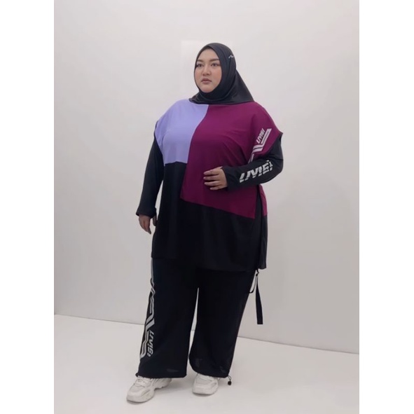 Livigi - Vest Hijab Livisquare Bigsize Kerudung Rompi Olahraga Wanita