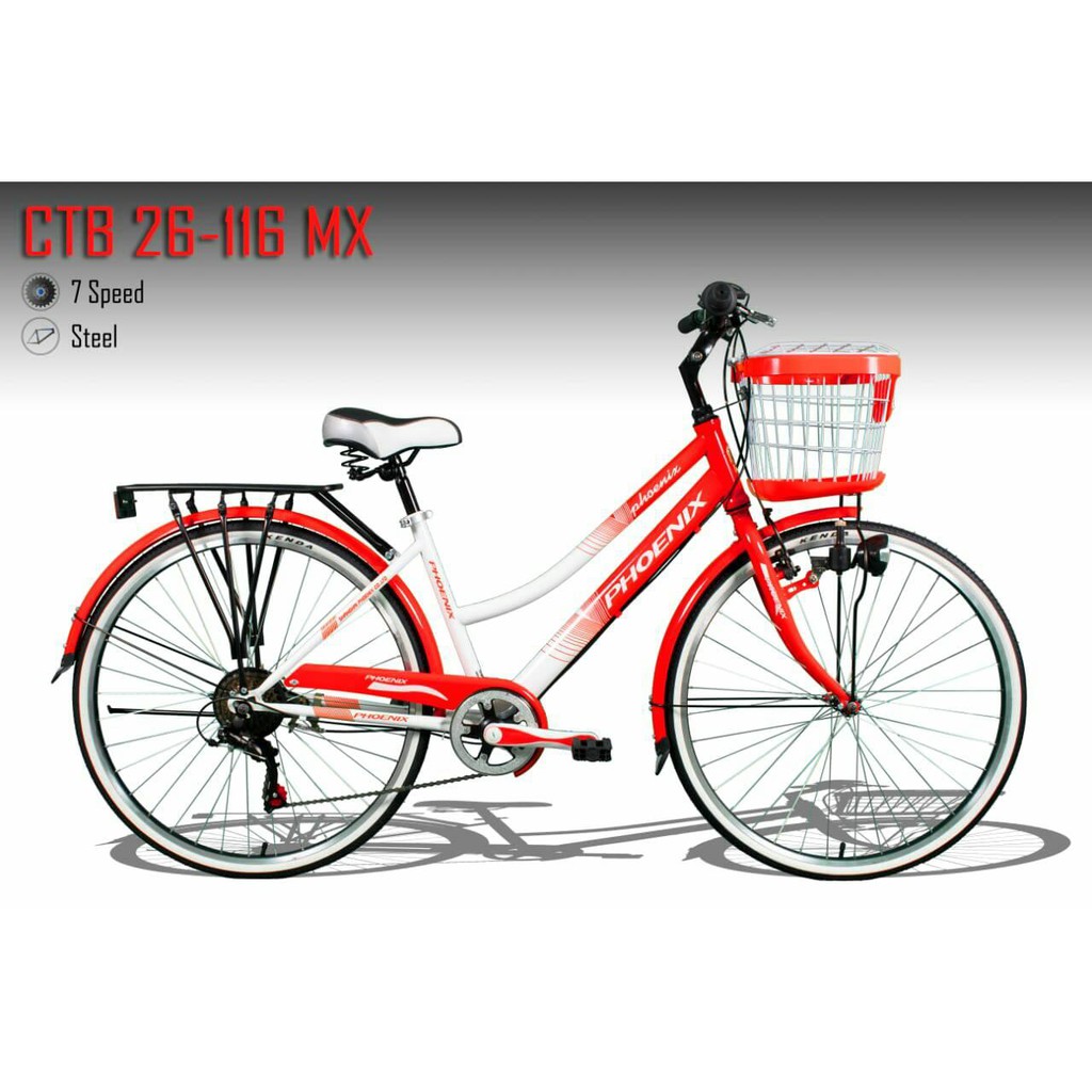 Sepeda Mini City bike CTB 26 Phoenix 116 MX 7 speed