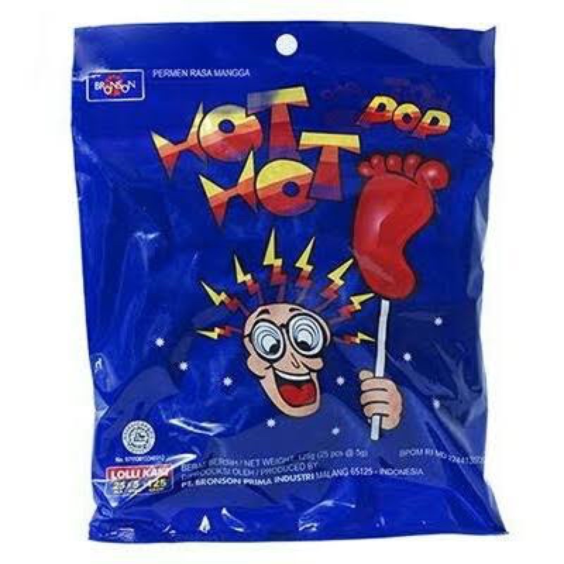

Permen Hot Hot Pop Permen Kaki 125 gr x 25 Pcs
