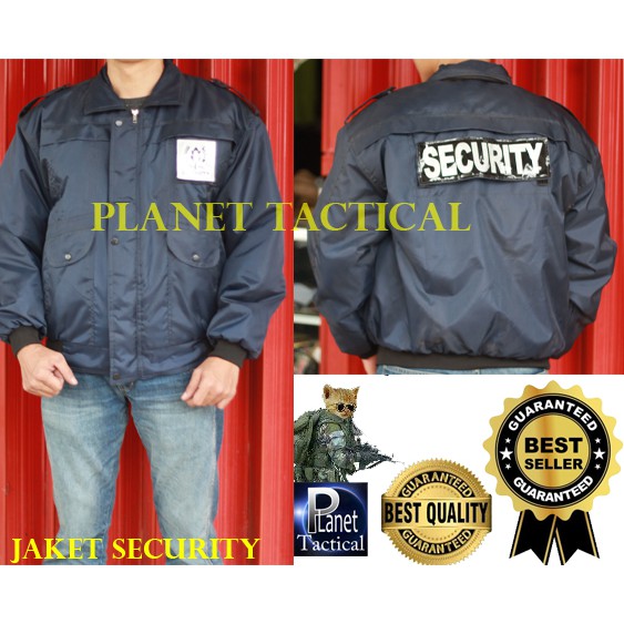 BEST JAKET SECURITY BOMBER DUA SISI GROSIR