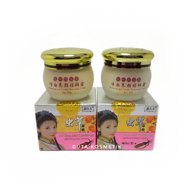 PAKET CREAM YU CHUN MEI CORDYCEPS DAY &amp; NIGHT BPOM