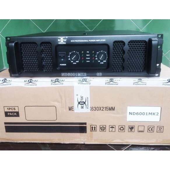 Power amplifier RDW ND6001MK2 ND6001 ND 6001 mk2 class GB