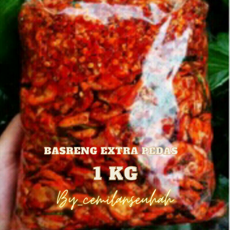 Basreng EXTRA PEDAS NAMPOOL daun jeruk isi 1kg