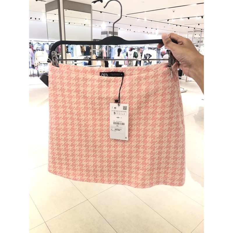 Jastip Zara Tweed Skirt New