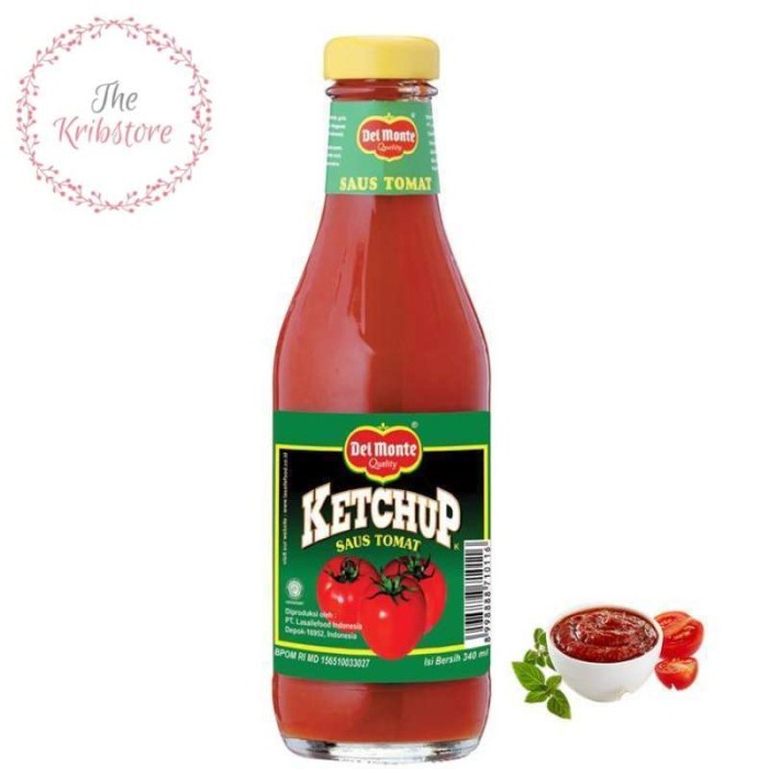 

DEL MONTE Ketchup Saus Tomat Botol 340 ml