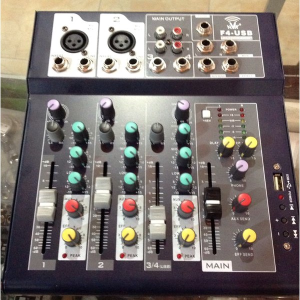 Mixer NVK F4 USB (4 Channel)