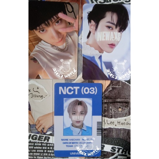 

ID CARD UNIVERSE UNSEALED FULLSET TEN DOYOUNG HAECHAN