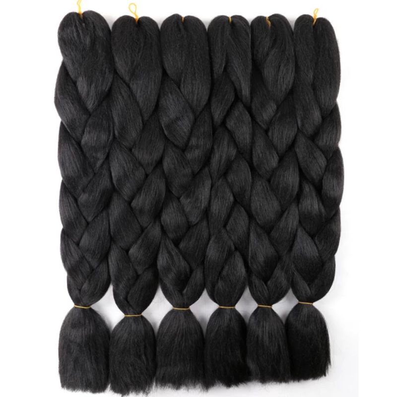 Wig / Extension Rambut Kepang Sintetis Model Afrika Warna Ombre /Rambut kepang Jumbo/ Rambut sambung
