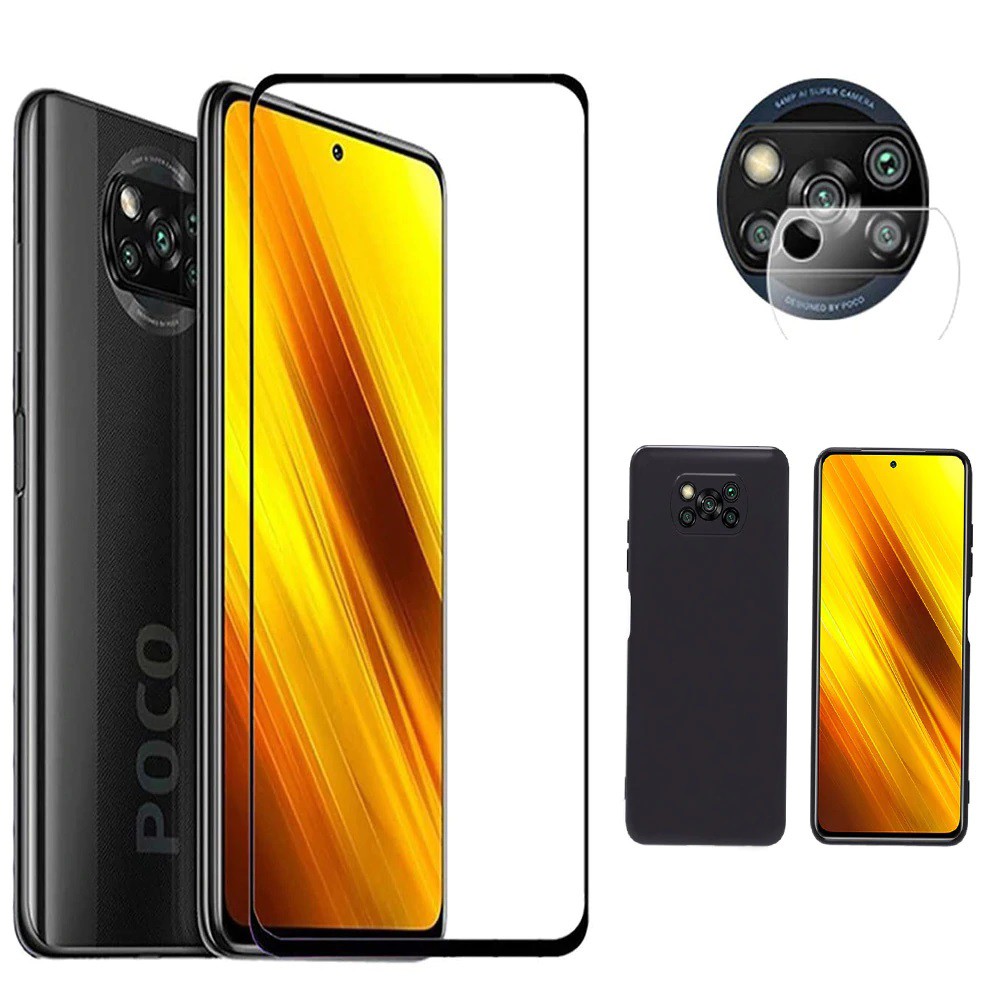 XIAOMI POCO X3 NFC CASE Tempered Glass Hp CAMERA LENS POCO X3 NFC